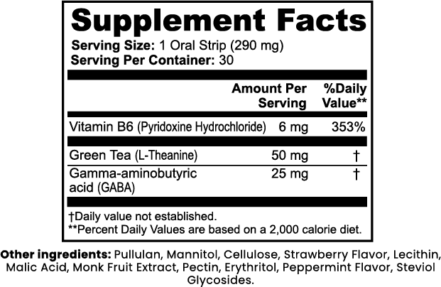 Calm Mind Relax Strips